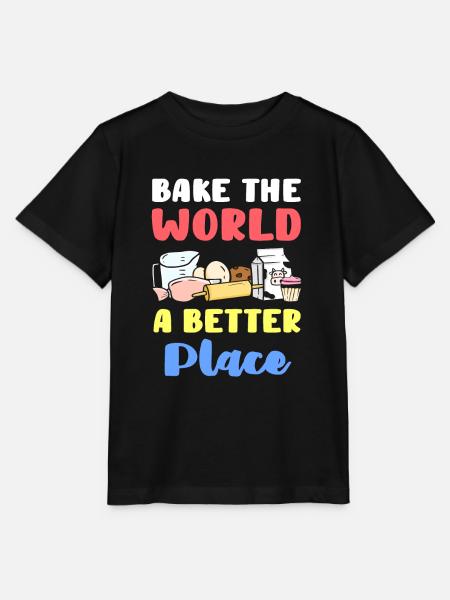 Backen Bäcker - Stanley/Stella Kinder T-Shirt MINI CREATOR  - Schwarz