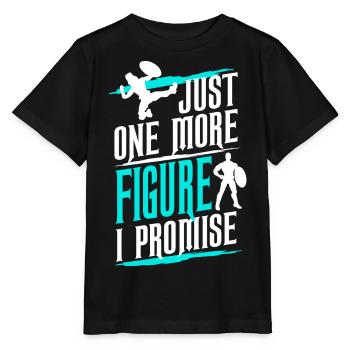 Just one more Action Figure - Nur noch eine Figur - Stanley/Stella Kinder T-Shirt MINI CREATOR  - Schwarz - Vorne - Mikhail (115cm)