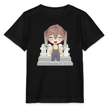 Otaku Anime Girl - Stanley/Stella MINI CREATOR Kids’ T-Shirt - black - Front - Mikhail (115cm)