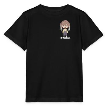 Otaku Anime Girl - Stanley/Stella MINI CREATOR Kids’ T-Shirt - black - Front - Mikhail (115cm)