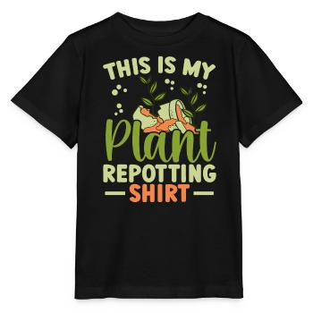 Amoureux des plantes Jardinage Jardiniers - T-shirt bio MINI CREATOR Stanley/Stella Enfant - noir - Devant - Mikhail (115cm)