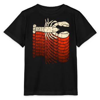 Retro crayfish crayfish crayfish marine animal - Stanley/Stella MINI CREATOR Kids’ T-Shirt - black - Front - Mikhail (115cm)