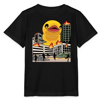 Lustige Riesige Gummi-enten-liebhaber Kinder - Stanley/Stella Kinder T-Shirt MINI CREATOR  - Schwarz - Vorne - Mikhail (115cm)
