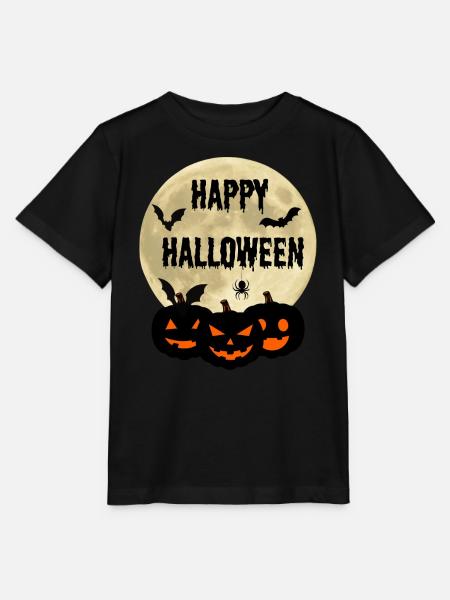 Fröhliches Halloween - Stanley/Stella Kinder T-Shirt MINI CREATOR  - Schwarz