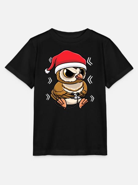 Eule Spielt Videospiele - Stanley/Stella Kinder T-Shirt MINI CREATOR - Schwarz