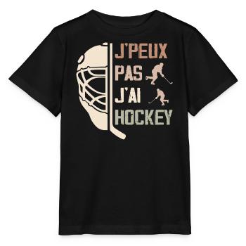 Ich kann keine Hockey-Geschenkidee haben - Stanley/Stella Kinder T-Shirt MINI CREATOR  - Schwarz - Vorne - Mikhail (115cm)