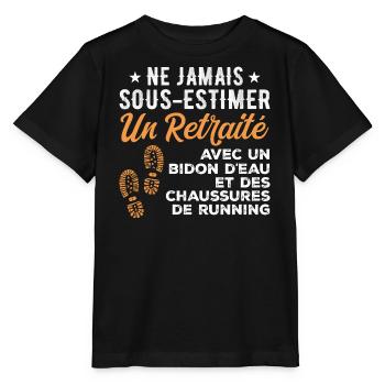 Humor-Lauf-Retreat - Stanley/Stella Kinder T-Shirt MINI CREATOR  - Schwarz - Vorne - Mikhail (115cm)