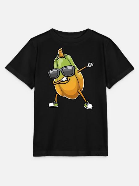 Papaya Tanzen - Stanley/Stella Kinder T-Shirt MINI CREATOR - Schwarz