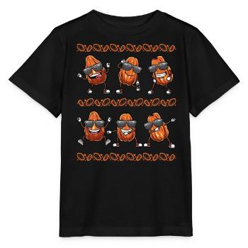 Datteln Frucht Tanzen - Stanley/Stella Kinder T-Shirt MINI CREATOR  - Schwarz - Vorne - Mikhail (115cm)