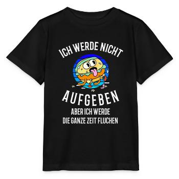 Ich werde nicht aufgeben - Stanley/Stella Kinder T-Shirt MINI CREATOR  - Schwarz - Vorne - Mikhail (115cm)