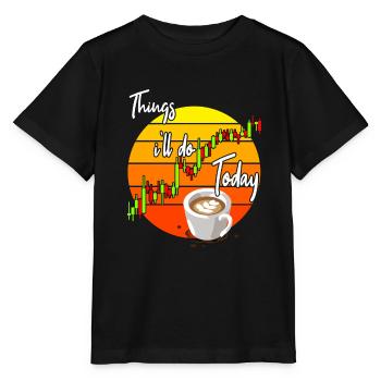 Café et commerce - T-shirt bio MINI CREATOR Stanley/Stella Enfant - noir - Devant - Mikhail (115cm)