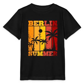 Berlin Summer - Stanley/Stella Kinder T-Shirt MINI CREATOR  - Schwarz - Vorne - Mikhail (115cm)
