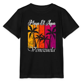Playa El Aqua Venezuela - T-shirt bio MINI CREATOR Stanley/Stella Enfant - noir - Devant - Mikhail (115cm)