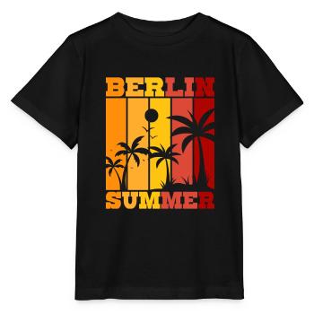 Berlin Summer - Stanley/Stella Kinder T-Shirt MINI CREATOR  - Schwarz - Vorne - Mikhail (115cm)