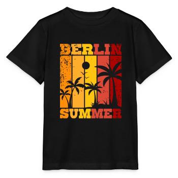Berlin Summer - Stanley/Stella Kinder T-Shirt MINI CREATOR  - Schwarz - Vorne - Mikhail (115cm)