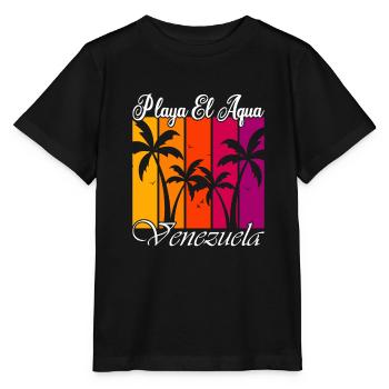 Playa El Aqua Venezuela - T-shirt bio MINI CREATOR Stanley/Stella Enfant - noir - Devant - Mikhail (115cm)