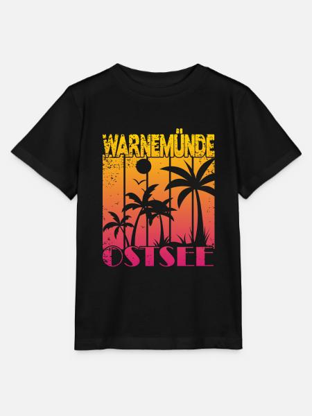 Warnemünde Ostsee - Stanley/Stella Kinder T-Shirt MINI CREATOR - Schwarz