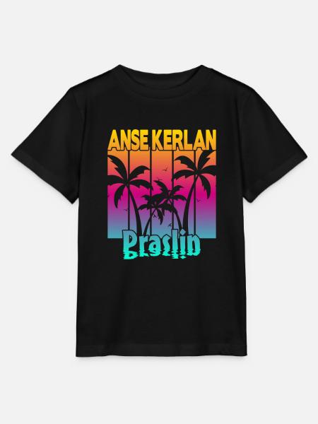 Anse Kerlan Praslin - Stanley/Stella Kinder T-Shirt MINI CREATOR - Schwarz