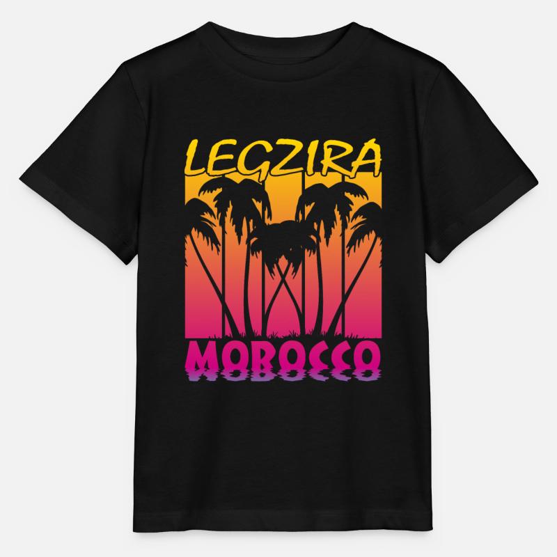 Legzira Maroc - T-shirt bio MINI CREATOR Stanley/Stella Enfant - noir