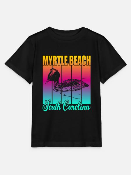 Myrtle Beach South Carolina - Stanley/Stella Kinder T-Shirt MINI CREATOR  - Schwarz