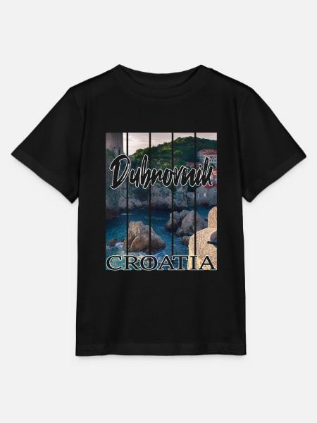Dubrovnik Croatia - Stanley/Stella Kinder T-Shirt MINI CREATOR - Schwarz