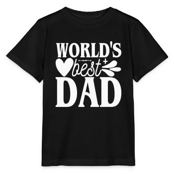 Der beste Vater der Welt - der beste Vater der Welt - - Stanley/Stella Kinder T-Shirt MINI CREATOR  - Schwarz - Vorne - Mikhail (115cm)