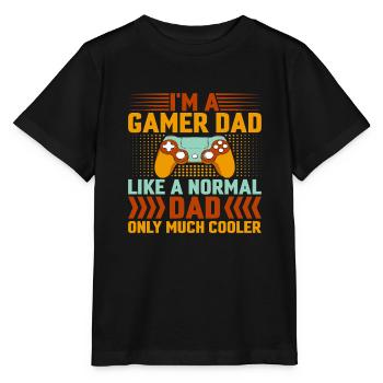 FATHER S DAY Gamer - Stanley/Stella MINI CREATOR Kids’ T-Shirt - black - Front - Mikhail (115cm)