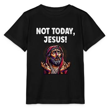 Funny Anti Religion Atheist Agnostic - Stanley/Stella MINI CREATOR Kids’ T-Shirt - black - Front - Mikhail (115cm)