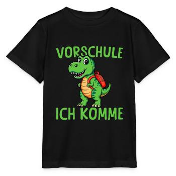Vorschule Dinosaurier Einschulung - Stanley/Stella Kinder T-Shirt MINI CREATOR  - Schwarz - Vorne - Mikhail (115cm)