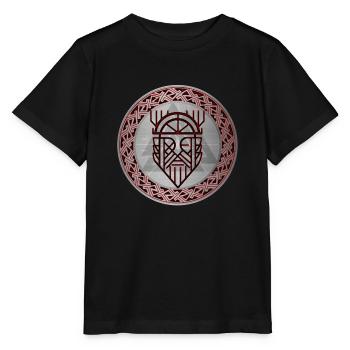 Valknut Vikings Odin Thor Keltische Symbole Pagan - Stanley/Stella Kinder T-Shirt MINI CREATOR  - Schwarz - Vorne - Mikhail (115cm)