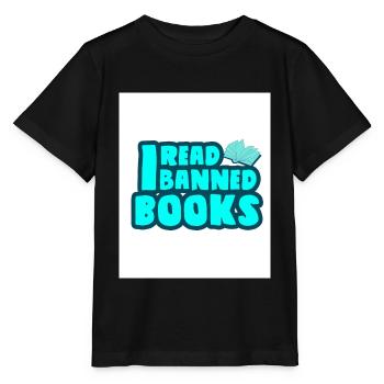 J’ai lu des livres interdits 33 - T-shirt bio MINI CREATOR Stanley/Stella Enfant - noir - Devant - Mikhail (115cm)