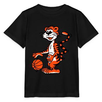 Basketballtiger - Stanley/Stella Kinder T-Shirt MINI CREATOR  - Schwarz - Vorne - Mikhail (115cm)