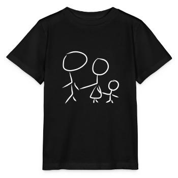 family people - Stanley/Stella MINI CREATOR Kids’ T-Shirt - black - Front - Mikhail (115cm)