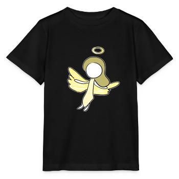 angel protector woman symbol - Stanley/Stella MINI CREATOR Kids’ T-Shirt - black - Front - Mikhail (115cm)