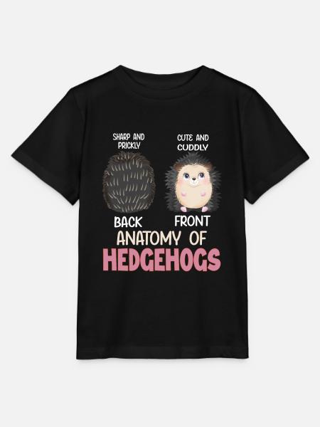 Anatomie des Igel - Stanley/Stella Kinder T-Shirt MINI CREATOR - Schwarz