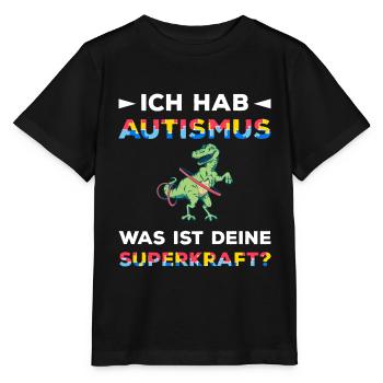 Autismus Asperger Akzeptanz Welt Autismus Tag - Stanley/Stella Kinder T-Shirt MINI CREATOR  - Schwarz - Vorne - Mikhail (115cm)