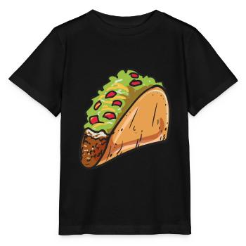 Taco - Stanley/Stella Kinder T-Shirt MINI CREATOR  - Schwarz - Vorne - Mikhail (115cm)