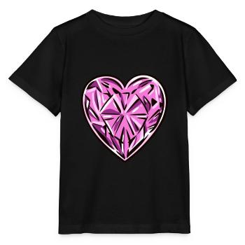 Pierre précieuse de diamant - T-shirt bio MINI CREATOR Stanley/Stella Enfant - noir - Devant - Mikhail (115cm)