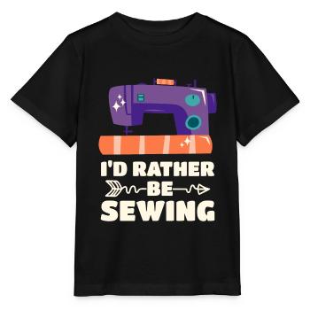 Nähen Schneidern - Stanley/Stella Kinder T-Shirt MINI CREATOR  - Schwarz - Vorne - Mikhail (115cm)