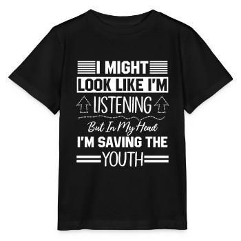 Pédagogue social Pédagogue social - T-shirt bio MINI CREATOR Stanley/Stella Enfant - noir - Devant - Mikhail (115cm)