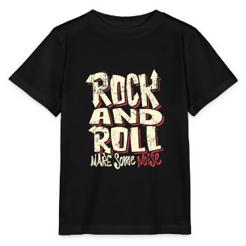 Rock and Roll - Stanley/Stella Kinder T-Shirt MINI CREATOR  - Schwarz - Vorne - Mikhail (115cm)