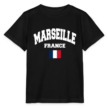 Marseille - Stanley/Stella Kinder T-Shirt MINI CREATOR  - Schwarz - Vorne - Mikhail (115cm)