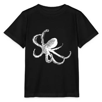 Octopus - Octopus - Stanley/Stella MINI CREATOR Kids’ T-Shirt - black - Front - Mikhail (115cm)