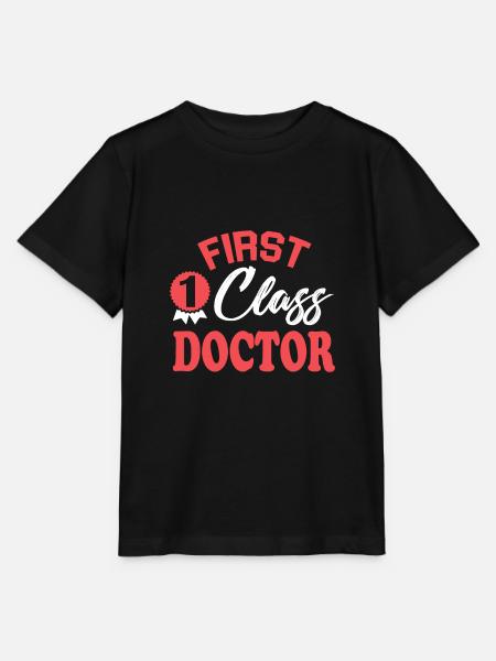 Erstklassiger Doktor - T-shirt MINI CREATOR barn från Stanley/Stella - svart