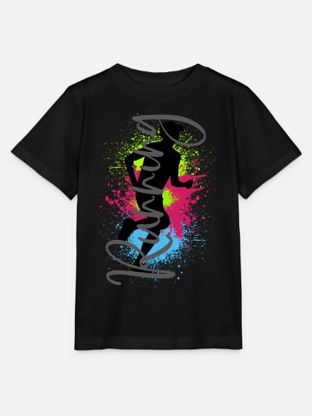 Course à pied Sport Jogger Runner Course à pied Jogging - T-shirt bio MINI CREATOR Stanley/Stella Enfant - noir