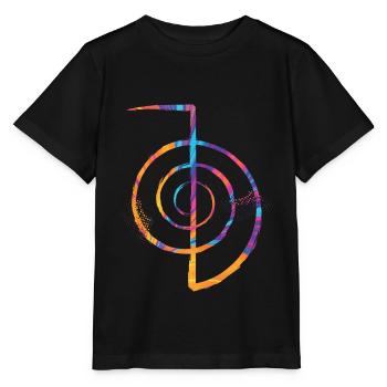 Reiki - Stanley/Stella Kinder T-Shirt MINI CREATOR  - Schwarz - Vorne - Mikhail (115cm)