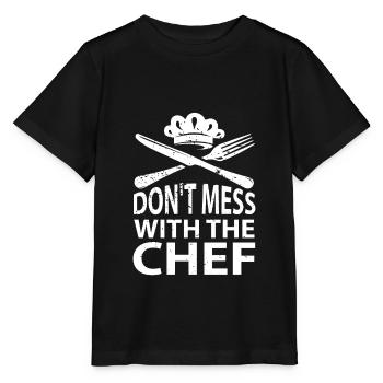 Chef Grill Master GrillIng Cooking Grill Cook - Stanley/Stella MINI CREATOR Kids’ T-Shirt - black - Front - Mikhail (115cm)