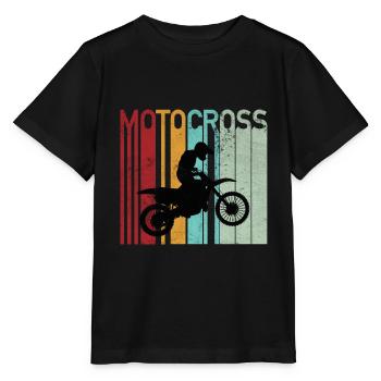 Motocross motocross - T-shirt bio MINI CREATOR Stanley/Stella Enfant - noir - Devant - Mikhail (115cm)