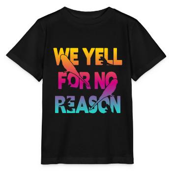 We Yell For No Reason - Budgie - Stanley/Stella MINI CREATOR Kids’ T-Shirt - black - Front - Mikhail (115cm)
