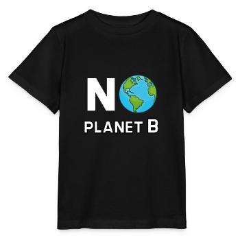 Pas de planète B - Kein Planet B - T-shirt bio MINI CREATOR Stanley/Stella Enfant - noir - Devant - Mikhail (115cm)